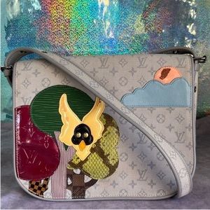 Louis Vuitton Conte de Fees Musette Gray Mini Lin Shoulder Bag